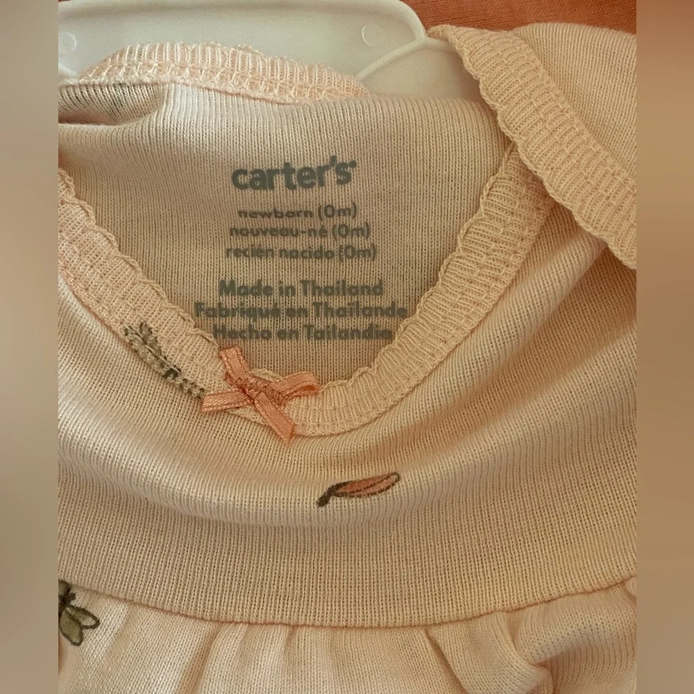 Carter's‎ Pink Baby Dress with Embroidered Details